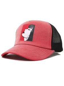 画像1: COOKIES CLOTHING FLORIST FOAM TRUCKER HAT WASHED RED (1)