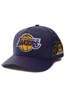 画像1: MITCHELL & NESS NBA BUTTERY PRO STRAPBACK LAKERS (1)