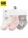 画像1: 【KIDS】NIKE BABY 3PK GIRLS FLOWRAL SOCK-SAIL (1)