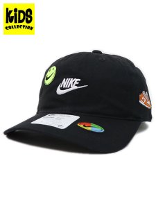 画像1: 【KIDS】NIKE KIDS PATCH TOSS CLUB CAP-BLACK (1)