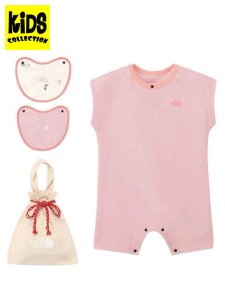 画像1: 【KIDS】THE NORTH FACE BABY LATCH PILE ROMPERS & 2P BIB (1)