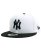 画像1: NEW ERA 9FIFTY NY YANKEES WHT/BLK/BLK VISOR (1)