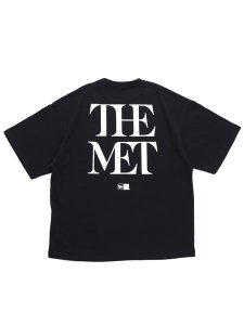 画像1: NEW ERA THE MET OVER SIZED COTTON TEE BLACK (1)