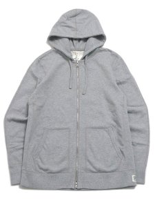 画像1: 【送料無料】REIGNING CHAMP MIDWEIGHT TERRY SLIM ZIP HOODIE HTR GREY (1)