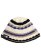 画像1: NEW ERA CROCHET KNIT BUCKET TSD BORDER IVORY (1)