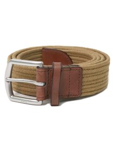 画像1: 【送料無料】POLO RALPH LAUREN 34MM BRAIDED FABRIC STRETCH BELT (1)