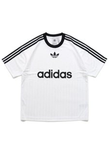 画像1: ADIDAS ADICOLOR POLY TEE-WHITE/BLACK (1)