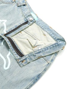 画像4: 【送料無料】ICECREAM BUGGY DENIM PANTS LIGHT BLUE (4)
