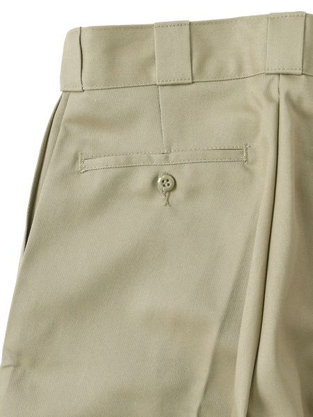 DICKIES DOUBLE KNEE WORK PANTS-MILITARY KHAKI - FIVESTAR