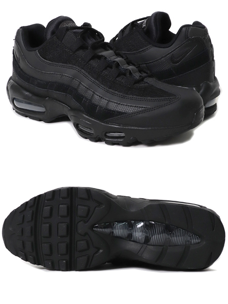 送料無料】NIKE AIR MAX 95 ESSENTIAL BLACK/BLACK/DK GREY - FIVESTAR