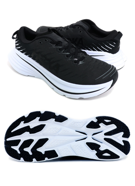 SALE】【送料無料】HOKA ONE ONE BONDI X BLACK/WHITE - FIVESTAR