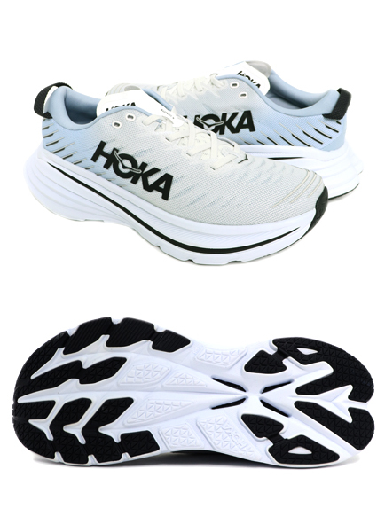 SALE】【送料無料】HOKA ONE ONE BONDI X BLANC DE BLANC/BLUE FOG