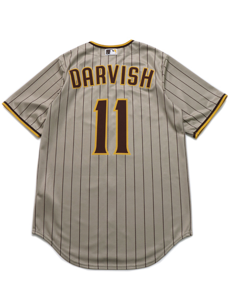 Yu Darvish San Diego Padres Alternate Brown Jersey by NIKE