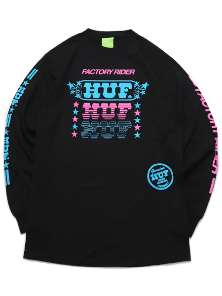 SALE】HUF FACTORY RIDER L/S TEE - FIVESTAR