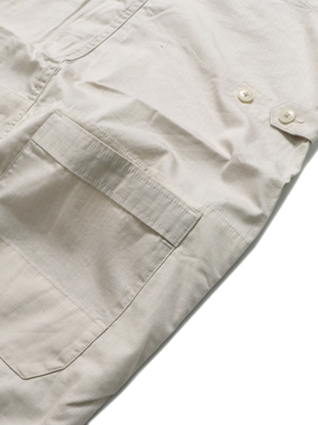 SALE】【送料無料】SNOW PEAK TAKIBI LIGHT RIPSTOP OVERALLS IVORY