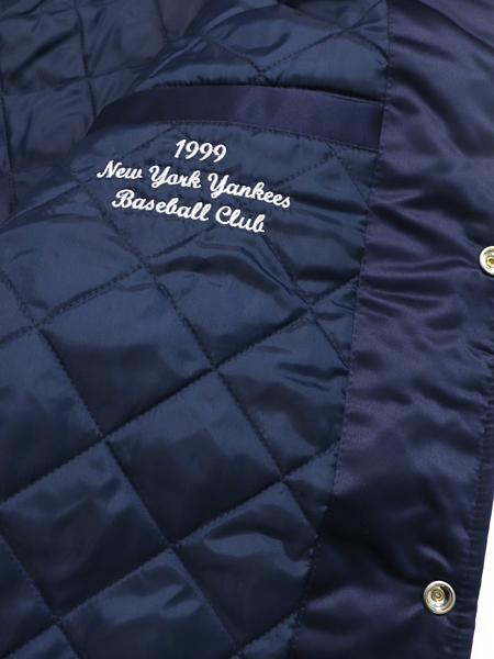 NY Yankees 1999 Authentic Satin Jacket by Mitchell and Ness