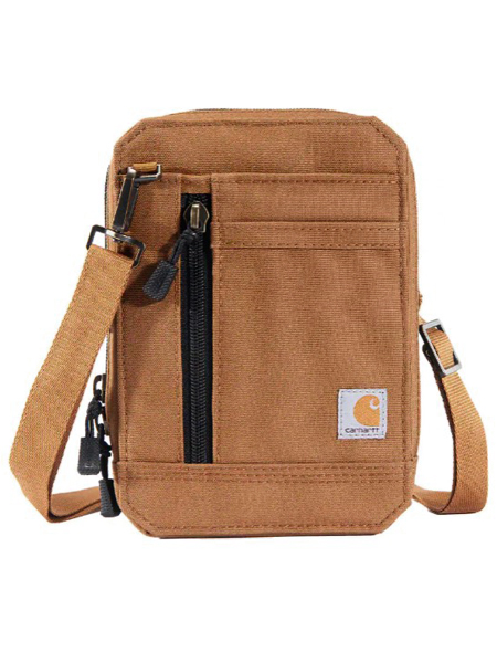 送料無料】CARHARTT NYLON DUCK CROSSBODY WALLET-C.BROWN - FIVESTAR