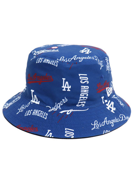 NEW ERA Bucket Hat 01 Reversible Los Angels Dodgers Size L/XL