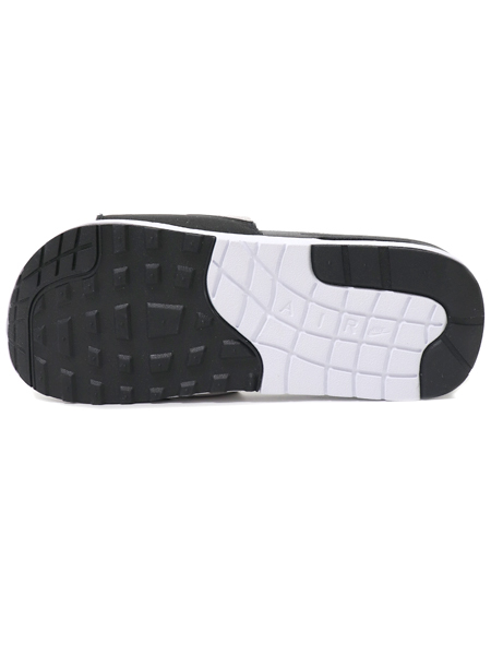 NIKE AIR MAX 1 SLIDE WHITE/BLACK - FIVESTAR